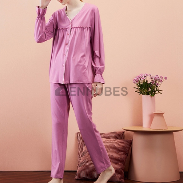Pijamas Mujer Elegante Otoño