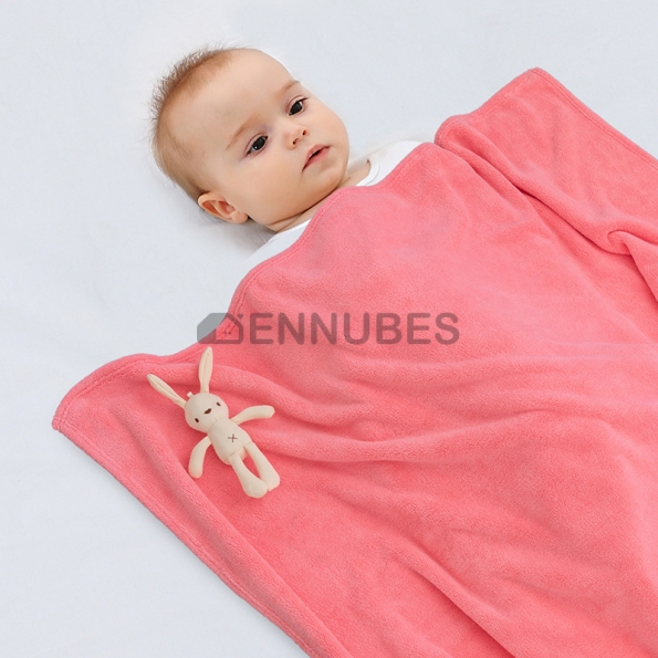 Toalla de Baño para Bebés con Dibujos Animados de Vellón Coral