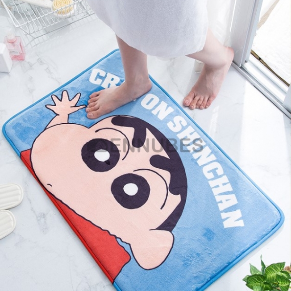 Alfombra Antideslizante Lavable de Crayon Shin-chan de Dibujos Animados para Bebés