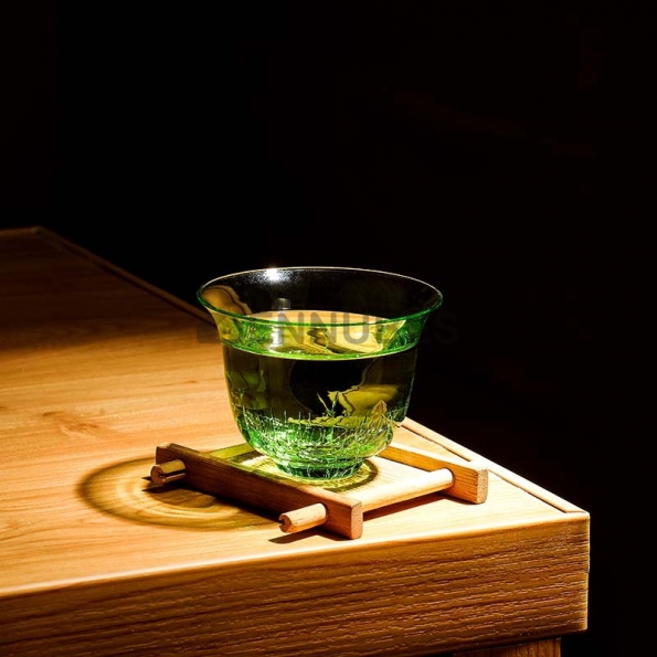 Taza de té Vidrio Color Verde Concepto Simple Nórdico