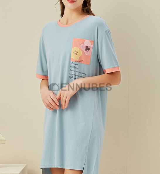 Pijama Estampado Flor Mujer Verano