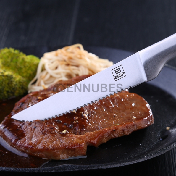 Cuchillo de Carne 420 Acero Inoxidable Vajilla Occidental
