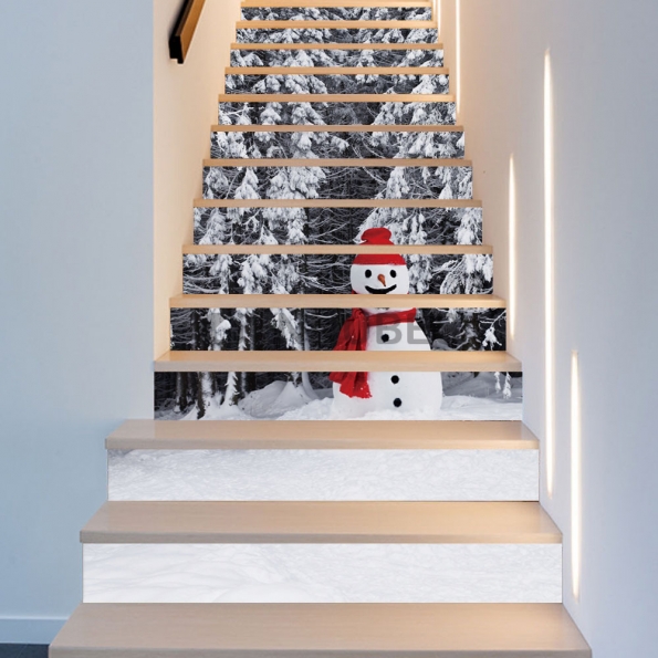 Pegatina de la Escalera de Navidad