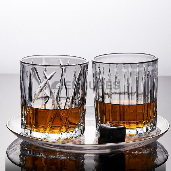 Vasos de Whisky Copa de Cristal Creatividad 2 Piezas Nórdico