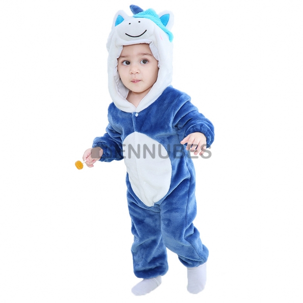 Pijamas Niños Unicornio Azul