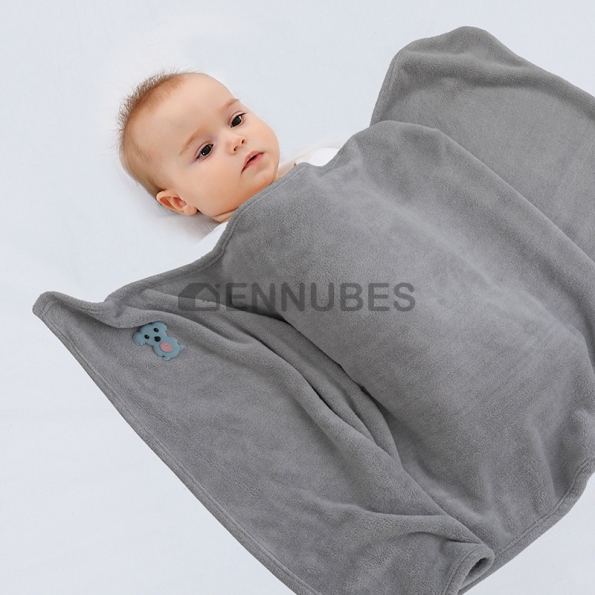 Toalla de Baño para Bebés con Dibujos Animados de Vellón Coral