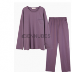 Pijama Hombre Primavera Violeta