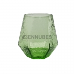 Vasos Cristal de Color Manzana Verde Estilo Nórdico