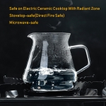Cafetera para Manual de Cristal Resistente al Frío y al Calor