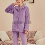 Pijamas Mujeres Violeta Invierno Traje