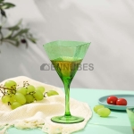 Copas Cristal de Color Manzana Verde Estilo Nórdico