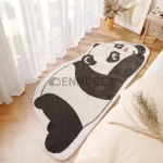 Alfombra Lavable Antideslizante de Panda para Bebé