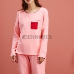 Pijamas Mujeres Otoño Primavera Rosa