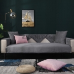 Cojín de Sofá de Color Sólido con Súper Suave y Recto