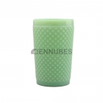 Vasos de Jade Verde Concepto Moderno