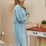 Pijamas Mujeres Fibra Camisero