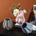 Jarrón Creativo Nórdico con Forma de Origami