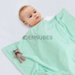 Toalla de Baño para Bebés con Dibujos Animados de Vellón Coral