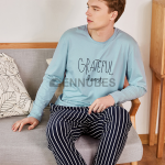 Pijamas Hombre Estampado Otoño