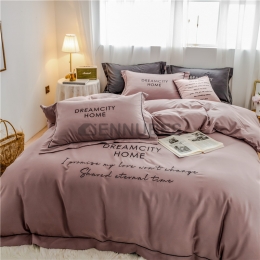 Funda Nórdica de 100% Algodón con Bordado Home