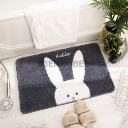 Alfombra Linda del Piso del Inodoro del Animal Doméstico de la Historieta