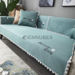 Cojín de Sofá de Seda de Color sólido Divertido de Verano