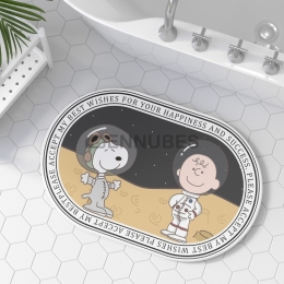 Alfombra Lavable Antideslizante Dibujos Animados para Bebé