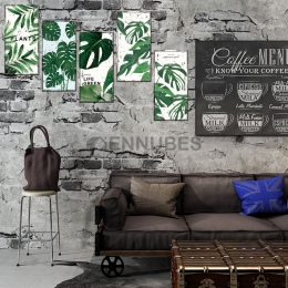 Pegatina Creativa Decorativa de Planta Hoja