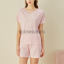 Pijamas Mujeres Encaje Traje Verano