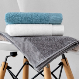 Toallas de Algodón Liso Absorbente Estilo Minimalista