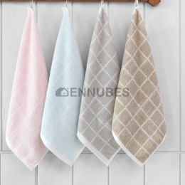 Toalla Cuadrada y Sencilla de Algodón para Lavar