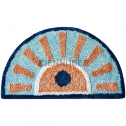 Alfombra Antideslizante Semicircular Absorbente de Agua de Sol para Bebé