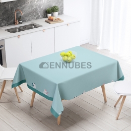 Mantel Antimancha de Gato de Dibujos Animados de Nórdico