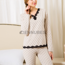 Pijamas Mujeres Traje Pijama Primavera Otoño