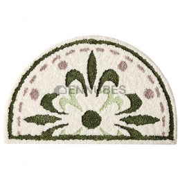 Alfombra Antideslizante Semicircular Absorbente de Agua para Bebé