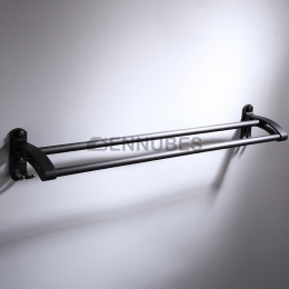 Estante de Baño Sin Perforaciones Rejilla Profesional Mejor Negro