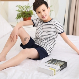 Pijamas Niños Verano Algodón Raya