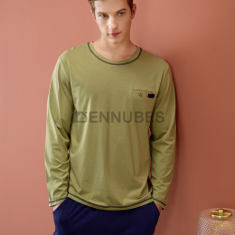 Pijamas Amarillo Hombre Fibra