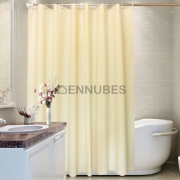 Cortinas de Baño a Prueba de Agua Color Sólido Nórdico