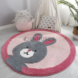 Alfombra Gruesa Antideslizante Lavable de Conejo para Bebé