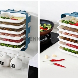 Escurreplatos de Almacenamiento para Cocina Sin Perforaciones