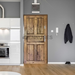 Pegatinas Vintage Creativas de Puertas de Madera