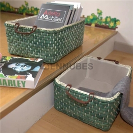 Caja de Almacenamiento de Paja para Cestas