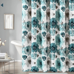 Cortinas de Baño de Flores