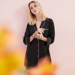 Pijama Mujer Verano Pijama Camisero Raso