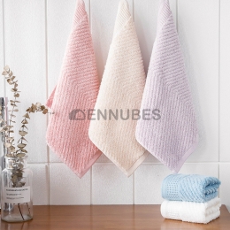 Toalla Cuadrada de Algodón Liso Degradado