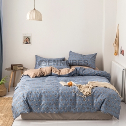 Funda Nórdica de 100% Algodón con Patrón Mediterráneo