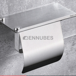Porta Toallas de Papel y Móviles de Acero Inoxidable para Baños