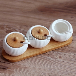 Caja de Especias Tres de Cerámica de Cocina