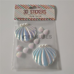 Pegatinas Tridimensional de Niños de Lentejuelas